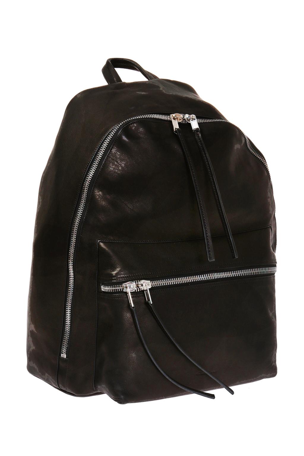 Brown Leather backpack Rick Owens - Vitkac Canada